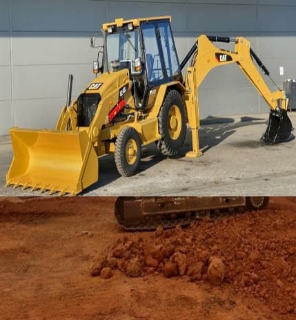 Tractopelle Caterpillar 424B